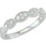 Scalloped Edge Diamond Band