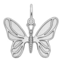 Silver Butterfly Charm
