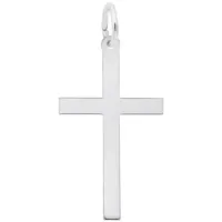 Silver Cross Charm