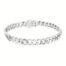 Silver Diamond Link Bracelet