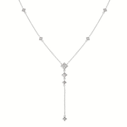 Silver Diamond Necklace