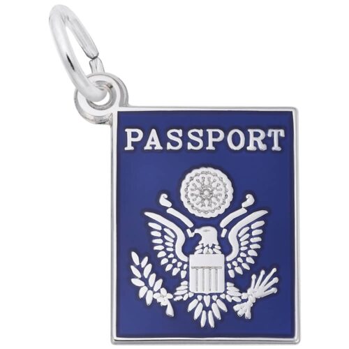 Silver Passport Charm