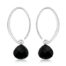 Simple Sweep Onyx Earrings