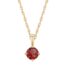 Solitaire Ruby Necklace