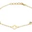 Station Bracelet With Quatrefoils