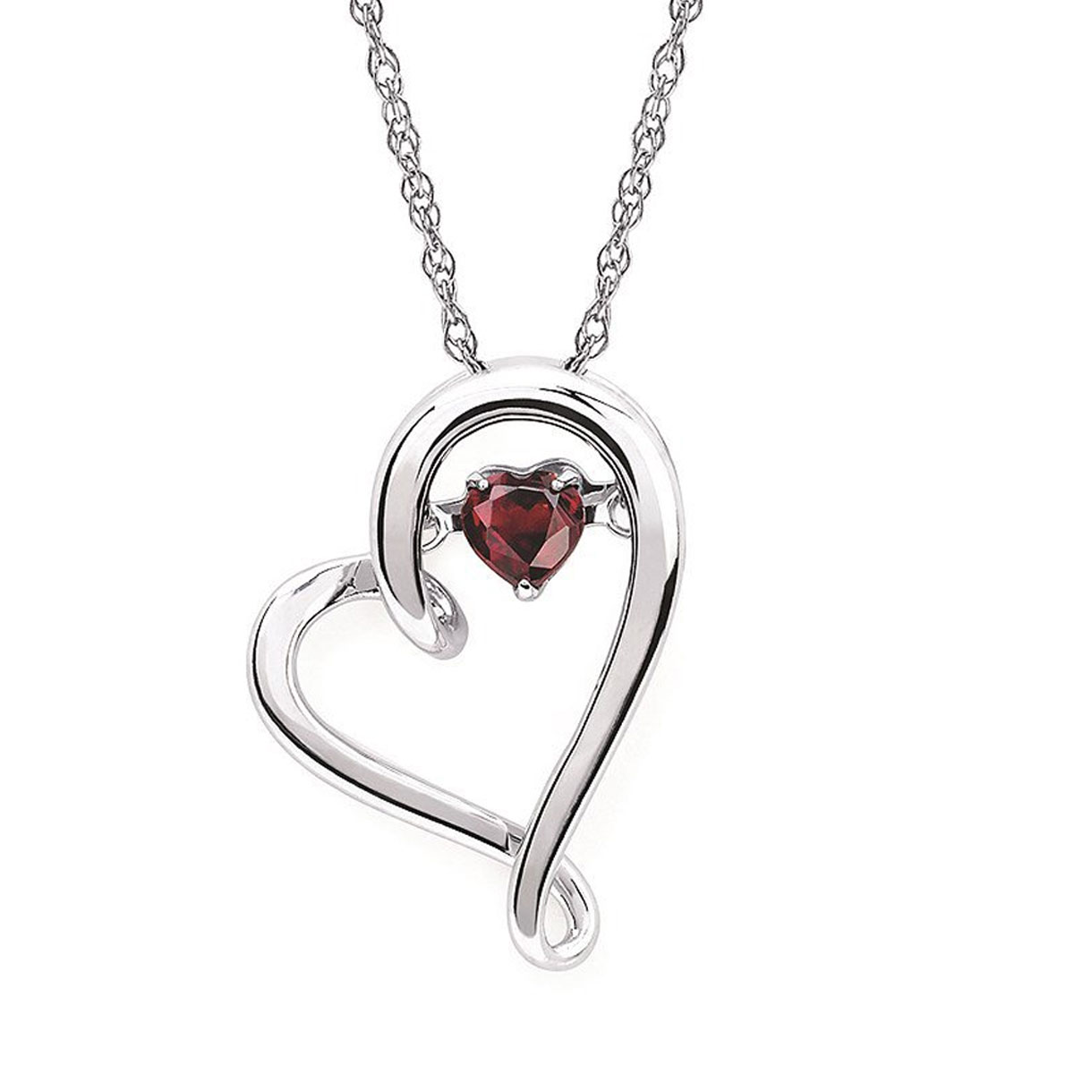 Sterling Silver Heart Pendant | Roper's Jewelers - Jewelry in Auburn CA