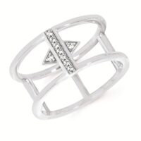Sterling Silver Negative Space Ring