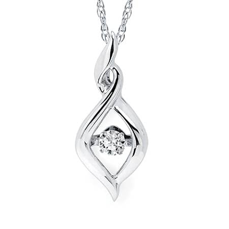 Twisted Tear Drop Pendant