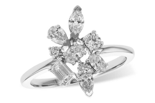 Various Cut Diamond Fashion Ring