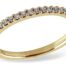 Thin Yellow Gold Diamond Band