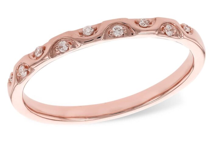 Rose Gold Diamond Band