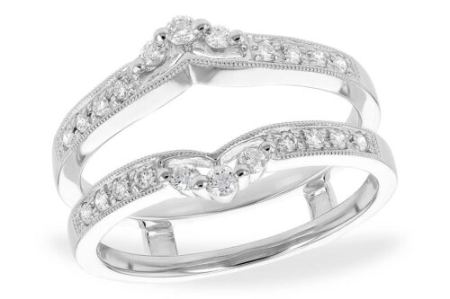 White Gold Diamond Guard Ring