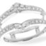 White Gold Diamond Guard Ring