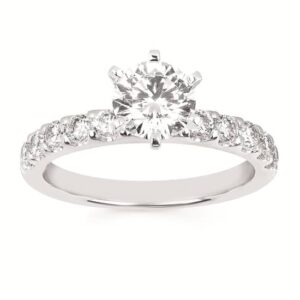 White Gold Engagement Ring