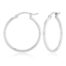 White Gold Hoop Earring