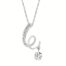 White Gold Squiggle Pendant