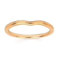 Yellow Gold Concaved Band