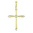 Yellow Gold Diamond Cross