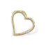 Yellow Gold Open Heart Pendant