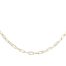 Yellow Gold Paperclip Bracelet
