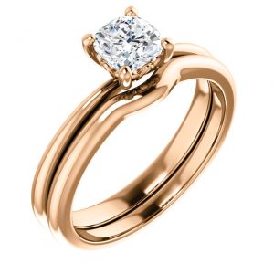 Cushion Rose Wedding Ring - Auburn CA