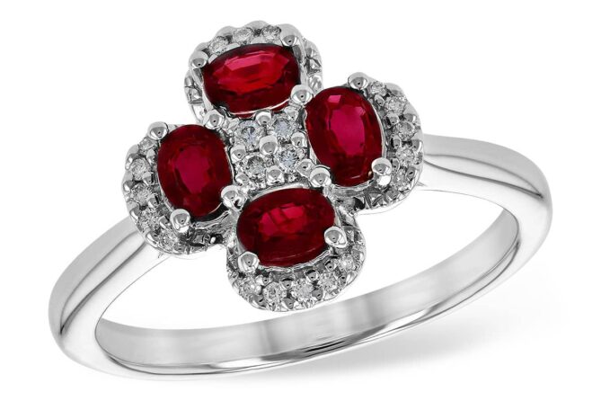 Ruby and Diamond Fashion Ring