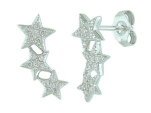 Diamond Star Earrings