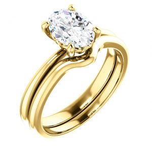 Oval Yellow Wedding Ring - Auburn CA