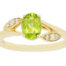 Peridot and Diamond Fashion Ring