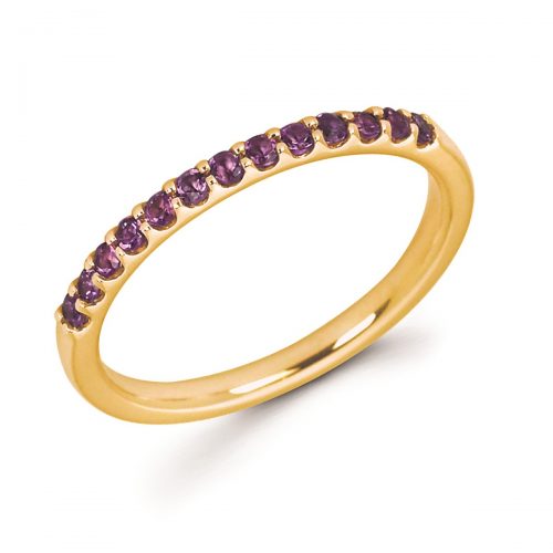 Stackable Amethyst Band
